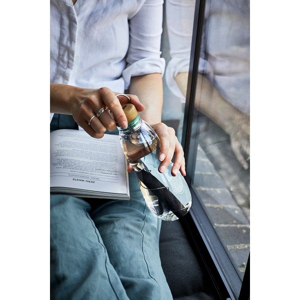 Steklena steklenica za vodo 600 ml Eau Good – Black + Blum-image-2