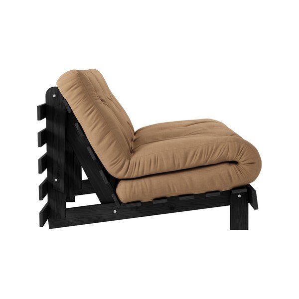 Raztegljiv kavč Karup Design Roots Black/Mocca-image-4