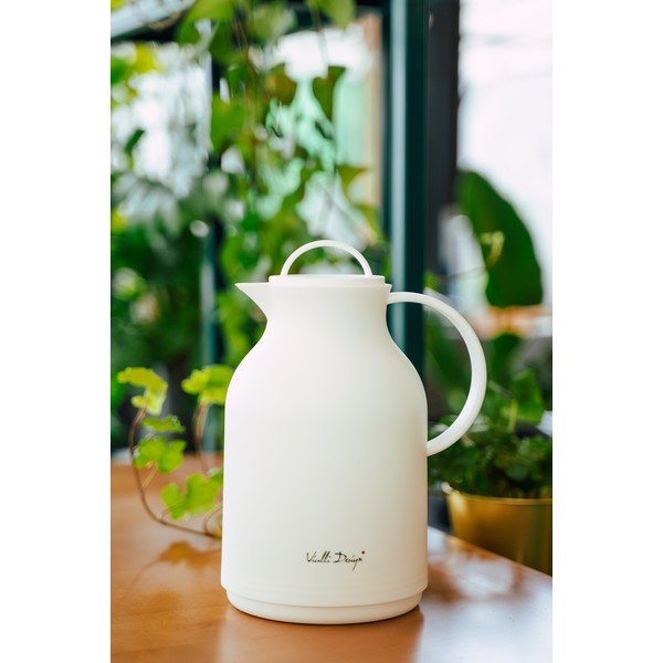 Bela termovka Vialli Design Geo, 1 l-image-1