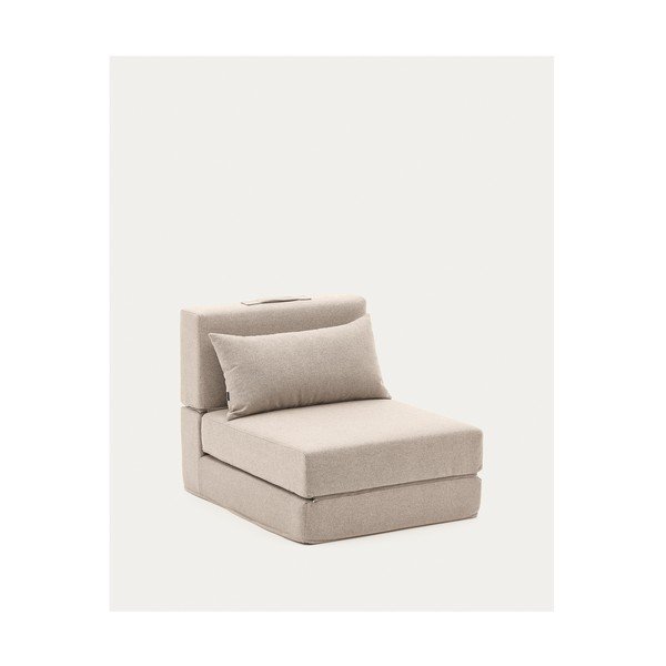 Sivo-bež raztegljiv fotelj Arty – Kave Home-image-4