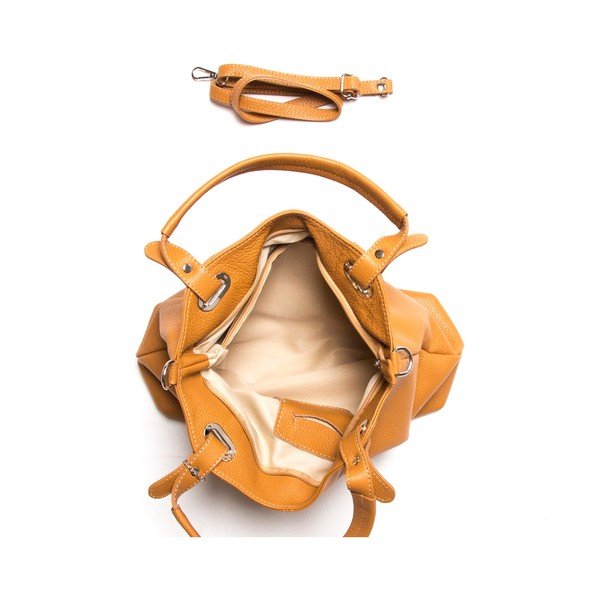 Luisa Vanini Usnjena torbica 1103 Cognac-image-3