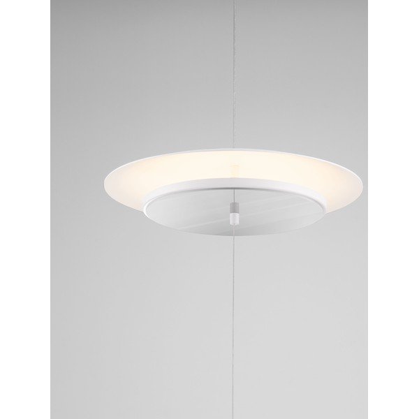 Mat bela aluminijasta LED zatemnitvena stoječa svetilka (višina 330 cm) Olos – Nova Luce-image-2