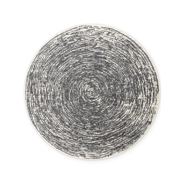 Siva/kremno bela okrogla preproga ø 160 cm Gloria Cavallo – Hanse Home