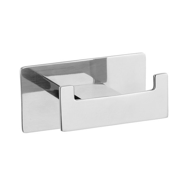 Obešalnik iz nerjavečega jekla v sijajno srebrni barvi z namestitvijo brez vrtanja Genova – Wenko-image-2