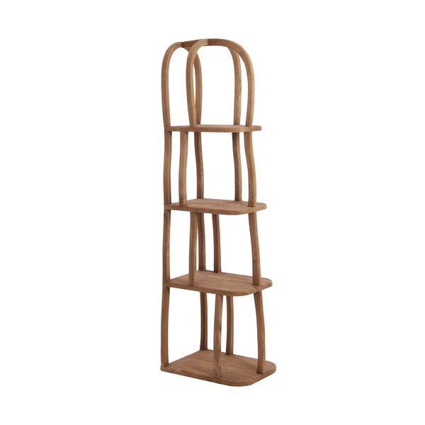 Regal iz masivnega manga v naravni barvi 53x175x40 cm Lowe – Light & Living