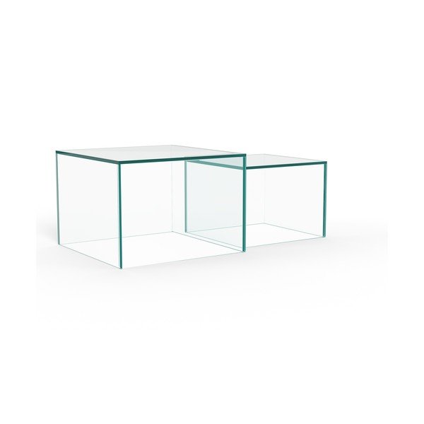 Steklene mizice v kompletu 2 ks 50x50 cm Dice – Actona-image-4