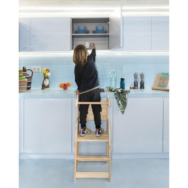 Otroški stol iz masivnega bora Little Nice Things Giraffe-image-2