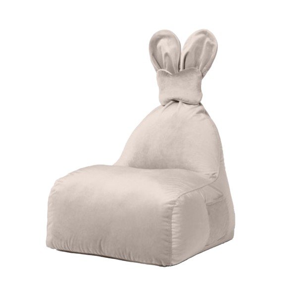 Bež otroška vreča za sedenje Funny Bunny – The Brooklyn Kids