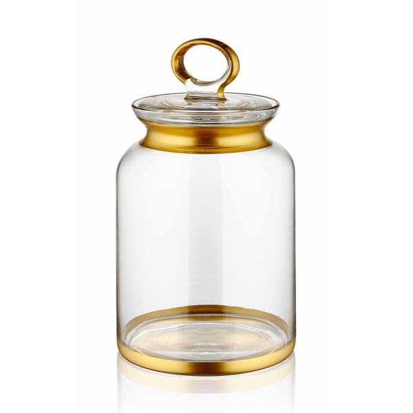 Stekleni kozarec s pokrovom The Mia Jar, 1,5 l