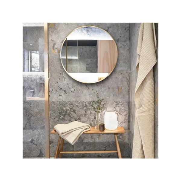 Stensko ogledalo ø 60 cm Vardo – Villa Collection-image-2