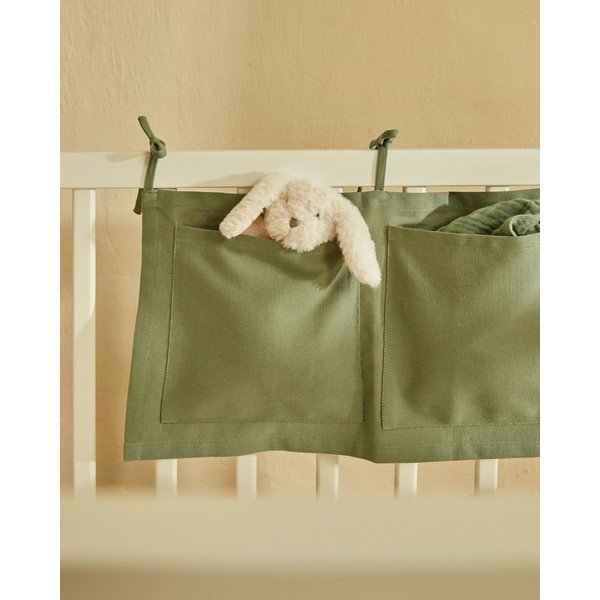 Zelen bombažen žep za otroško posteljico 45 cm Laily – Kave Home-image-1