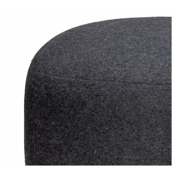 Črna blazina Hübsch Gudmund, ø 75 cm-image-2