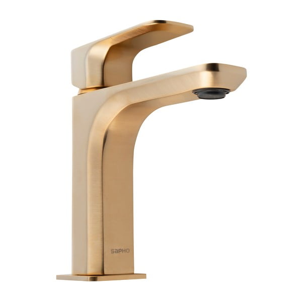 Stoječa armatura za umivalnik v zlati barvi Spy – Sapho-image-2