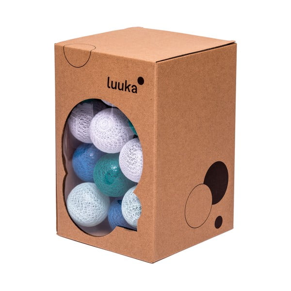 Turkizna svetlobna veriga na baterije z LED žarnicami LUKKA, 30 lučk-image-2