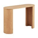 Stranska mizica v hrastovem dekorju v naravni barvi 38x114 cm Bibione – House Nordic