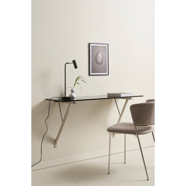 Stenska stenska pisalna miza s stekleno mizno ploščo 40x120 cm Kullaberg – Jotex-image-1
