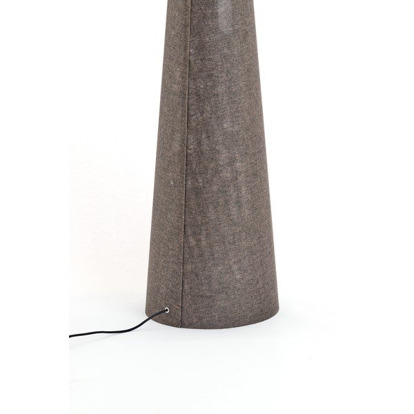 Rjava stoječa svetilka s tekstilnim senčilom (višina 180 cm) Micky – Light & Living-image-4