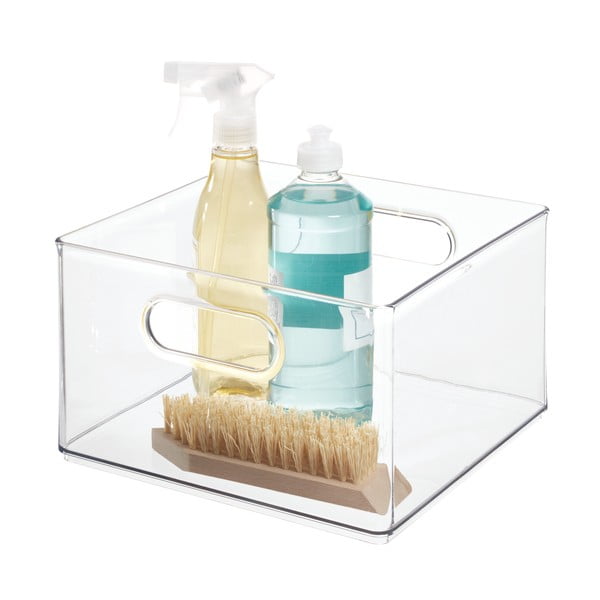 Prozorna škatla za shranjevanje iDesign The Home Edit, 25,4 x 25,3 cm-image-2