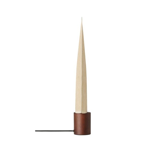 Rjava/kremno bela papirnata namizna svetilka (višina 44 cm) Mai Le – Ellos Home-image-3
