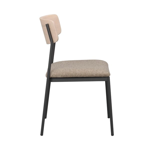 Jedilni stol v bež in naravni barvi v kompletu 2 ks Maymont – Rowico-image-4