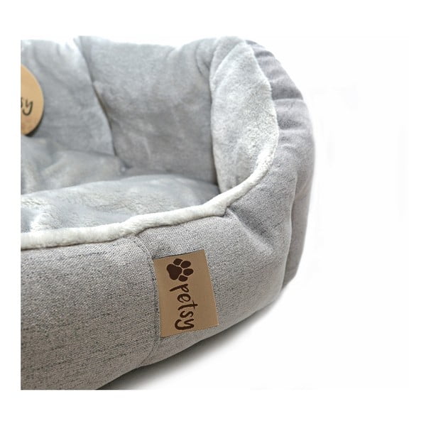 Siva flis postelja 65x50 cm Alík - Petsy-image-2
