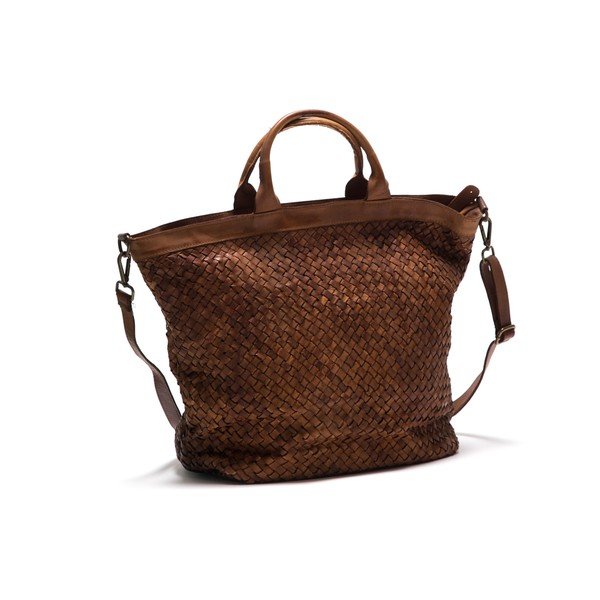 Usnjena torbica Anna Luchini 14 Cognac-image-1