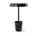 Mat črna LED namizna svetilka (višina 31 cm) Cup – Umbra