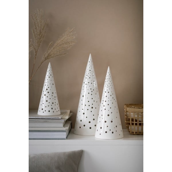Božični svečnik iz porcelana Kähler Design Nobili, višina 19 cm-image-2