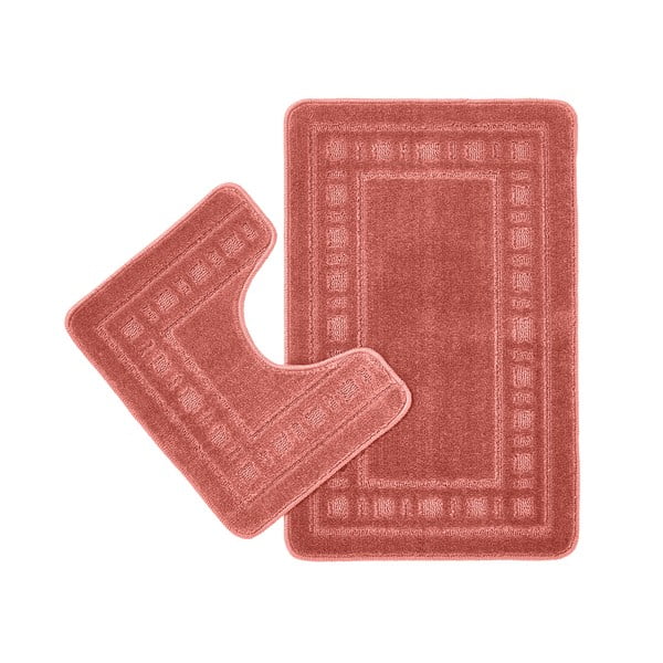 Kopalniške preproge za WC v barvi terakote v kompletu 2 ks 50x80 cm Armoni – Catherine Lansfield