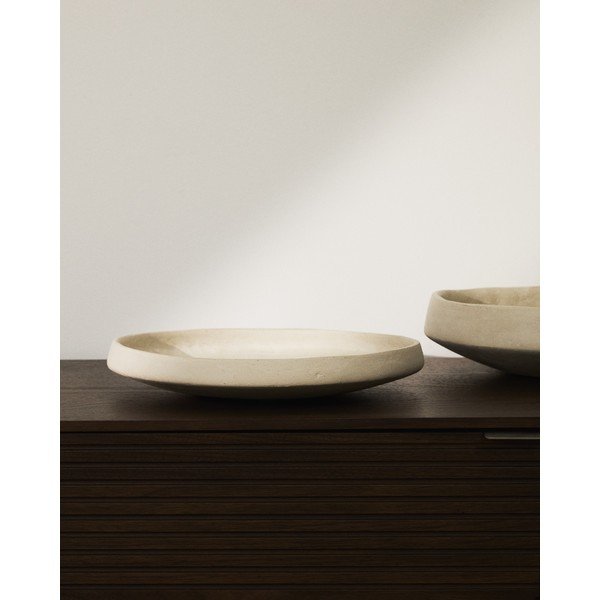 Papirnat dekorativni pladenj ø 29 cm Mireni – Kave Home-image-1