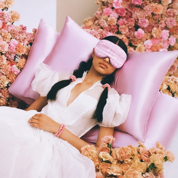 Svilena prevleka za vzglavnik 51x76 cm Wildflower – slip-image-2