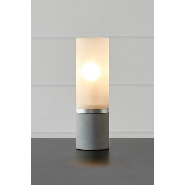 Belo-siva namizna svetilka iz betona (višina 30 cm) Molo - Markslöjd-image-1