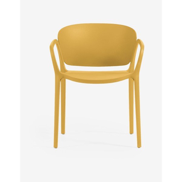 Rumen plastičen vrtni stol Ania – Kave Home-image-2