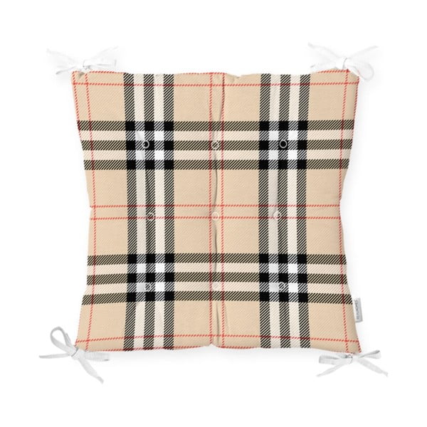 Sedežna blazina Minimalist Cushion Covers Flannel Beige, 40 x 40 cm