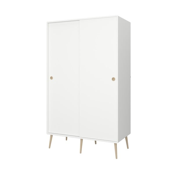 Bela omara z drsnimi vrati 113x190 cm Softline - Tvilum-image-1