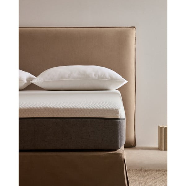 Srednje trda vzmetnica iz pene 90x190 cm Eva – Kave Home-image-1