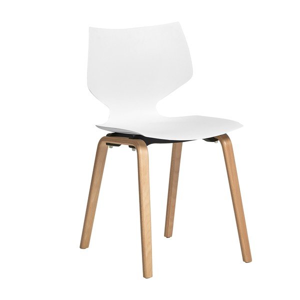 Komplet 4 belih jedilnih stolov Marckeric Tula-image-3