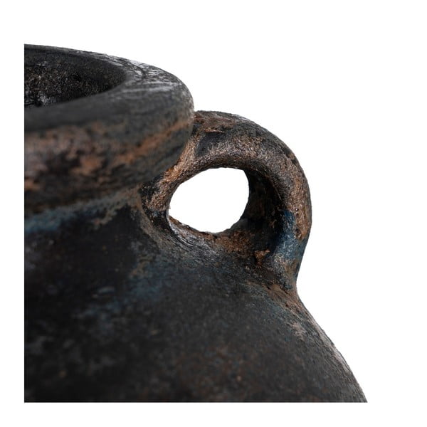 Temno rjava visoka vaza iz terakote (višina 60 cm) Artem – Ixia-image-2