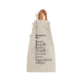 Vreča za kruh z mešanico lanu Really Nice Things Bag Shopping, višina 42 cm