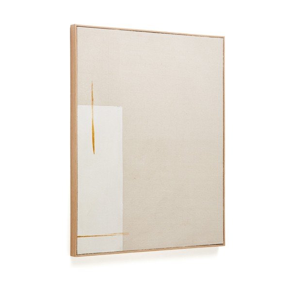 Ročno naslikana slika z okvirjem/na platnu 80x100 cm Salin – Kave Home
