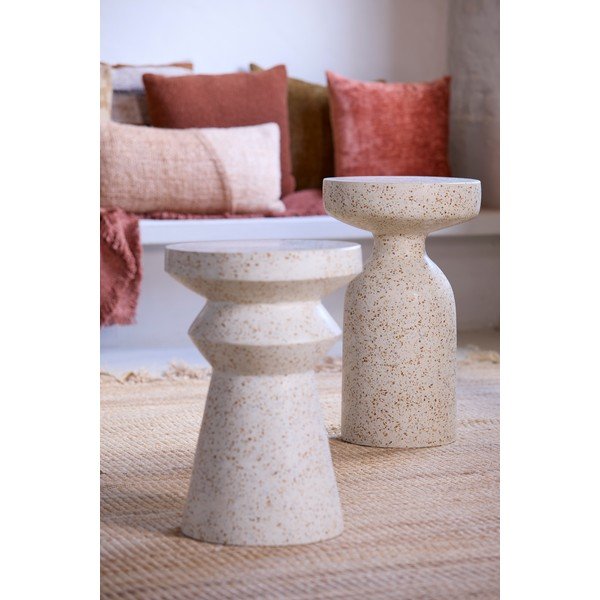 Terazzo okrogla stranska mizica ø 32 cm Moravit – Light & Living-image-1