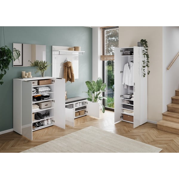 Bela garderobna omara 59x197 cm Genova – Germania-image-1