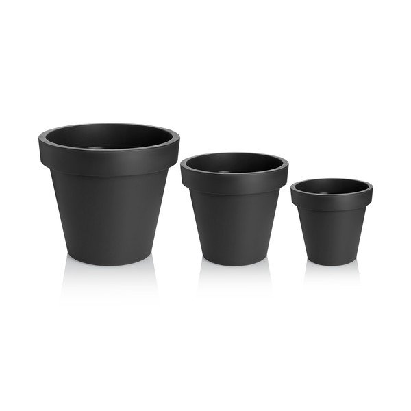 Plastičen cvetlični lonec ø 29 cm Metro Twist – Gardenico-image-4