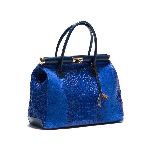 Usnjena torbica Anna Luchini 825 Bluette-image-2