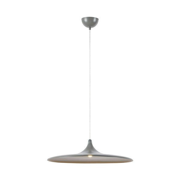 Siva kovinska LED zatemnitvena viseča svetilka ø57x13 cm Beam – Markslöjd