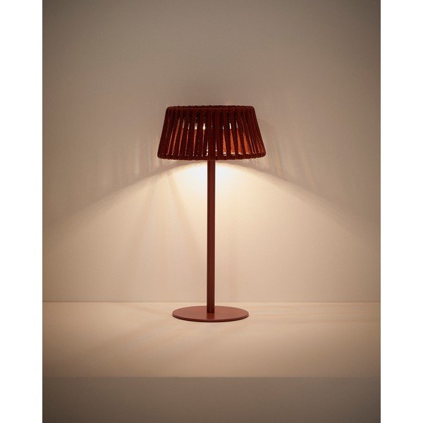 LED namizna/prenosljiva zunanja svetilka s solarnim panelom (višina 30 cm) Aldet – Kave Home-image-2