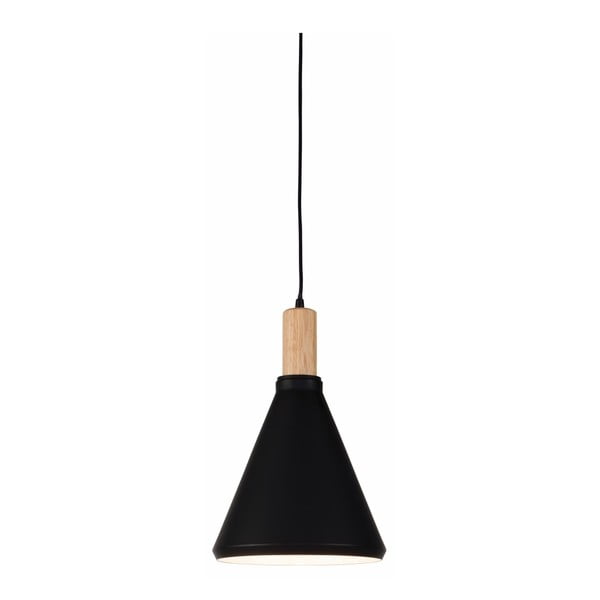 Črna viseča svetilka s kovinskim senčnikom ø 25 cm Melbourne – it's about RoMi