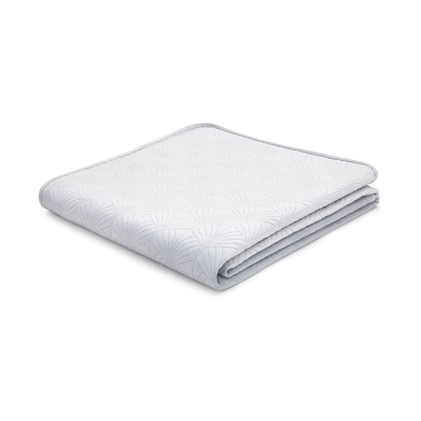 Sivo pregrinjalo za zakonsko posteljo 220x230 cm Art Deco Pearl - Catherine Lansfield-image-2