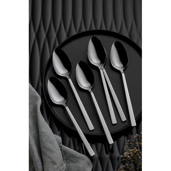 Pribor 36 ks iz nerjavečega jekla v srebrni barvi – Hermia-image-2