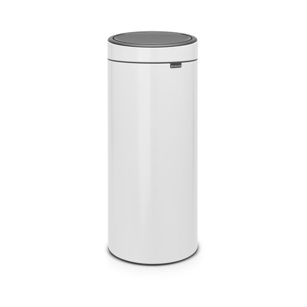 Bel jeklen koš za smeti na dotik 30 l Touch Bin – Brabantia